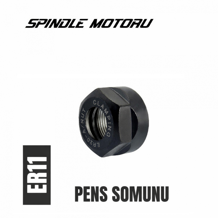 ER-11 Pens Somunu (Anahtar Ağızlı)