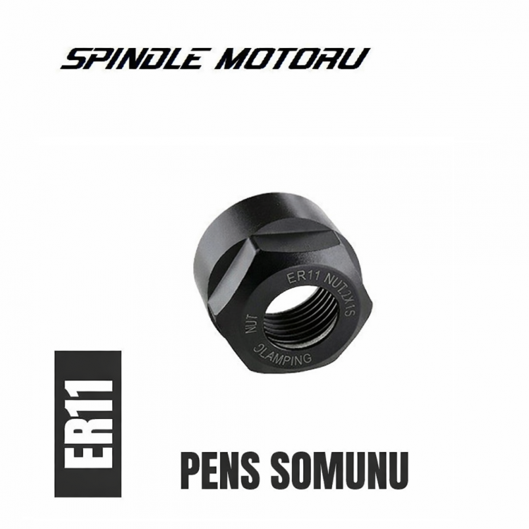 ER-11 Pens Somunu (Anahtar Ağızlı)